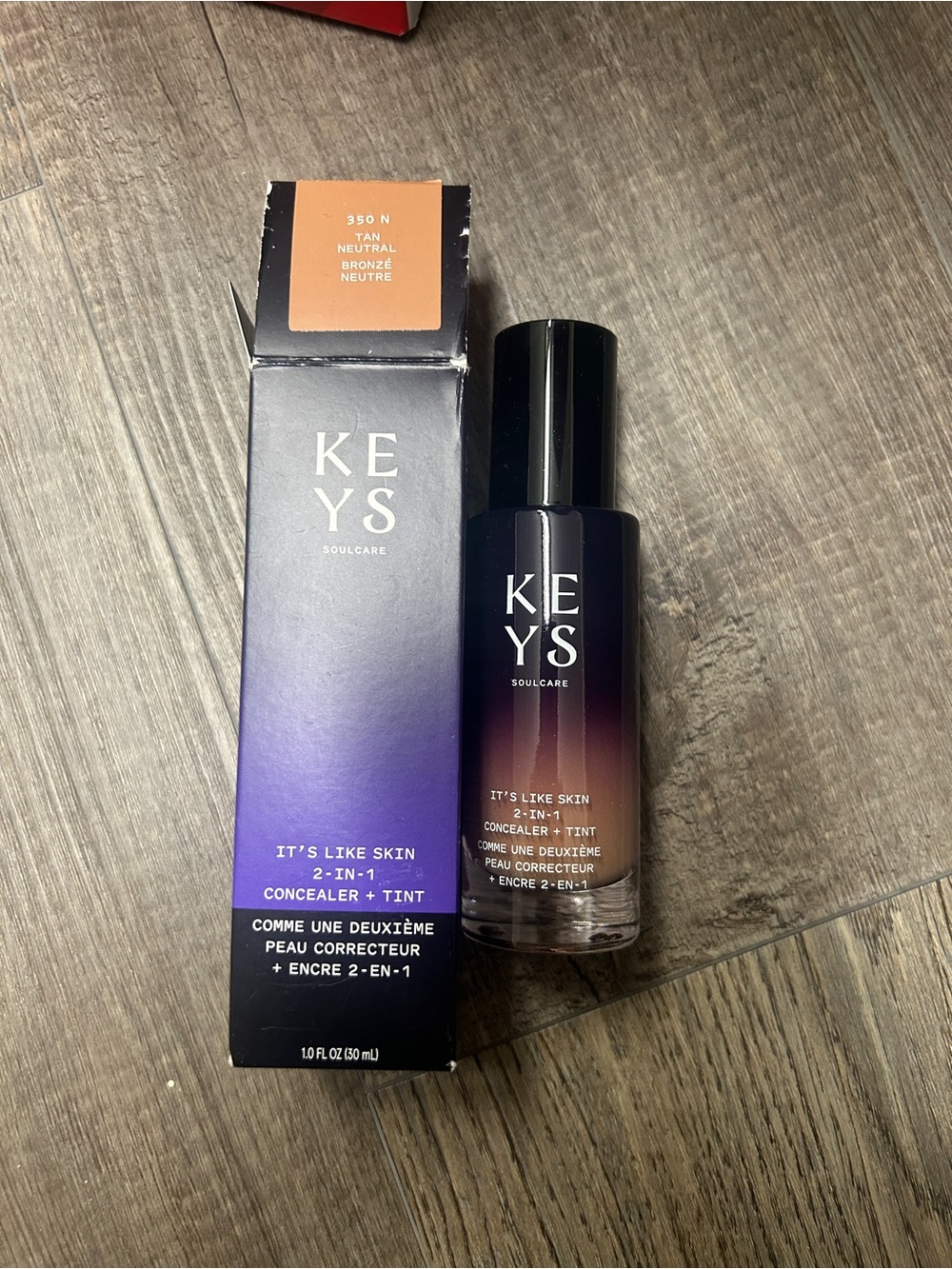 KEYS Soulcare It’s Like Skin 2-in-1 Concealer + Tint — Tan (350N)